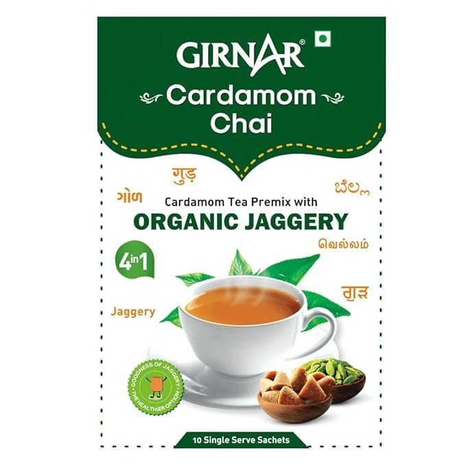 Herbata rozpuszczalna Girnar z kardamonem i jaggery 140 g