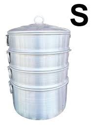 Aluminum Steamer  momo steamer Pot INDUCTION BASE ) S size