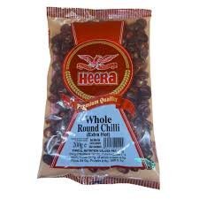 Heera Whole Round Chilli 50 gram